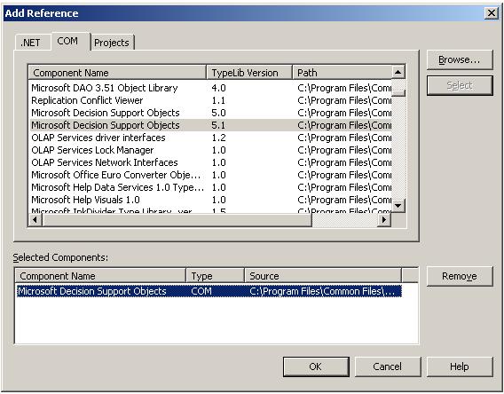 Decision Support Object DSO