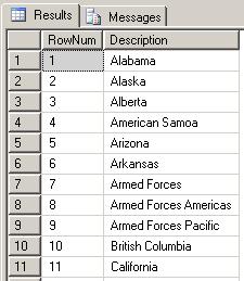 sql select row number as column
