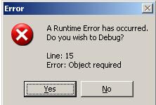 Runtime Error
