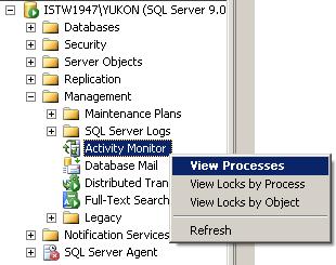 kill sql processes running on sql server database