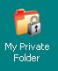 my private folder locked
