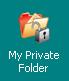 my private folder unlocked