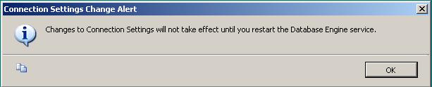 SQL Server Connection Settings Change Alert