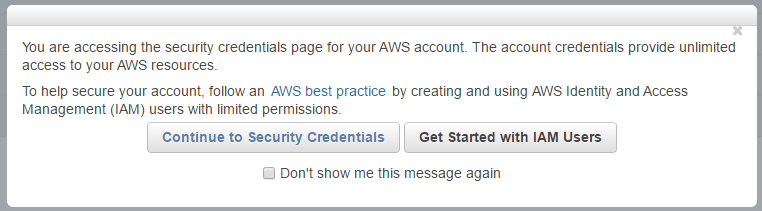 AWS IAM Identity and Access Management user