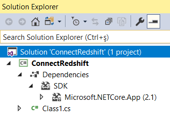 AWS Lambda project structure on Visual Studio Solution Explorer