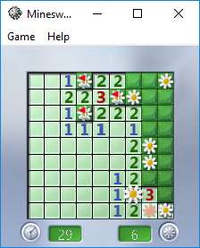 Minesweeper game Flower Garden for children