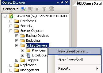 add new linked server from SQL Server to Oracle add new linked server from SQL Server to Oracle