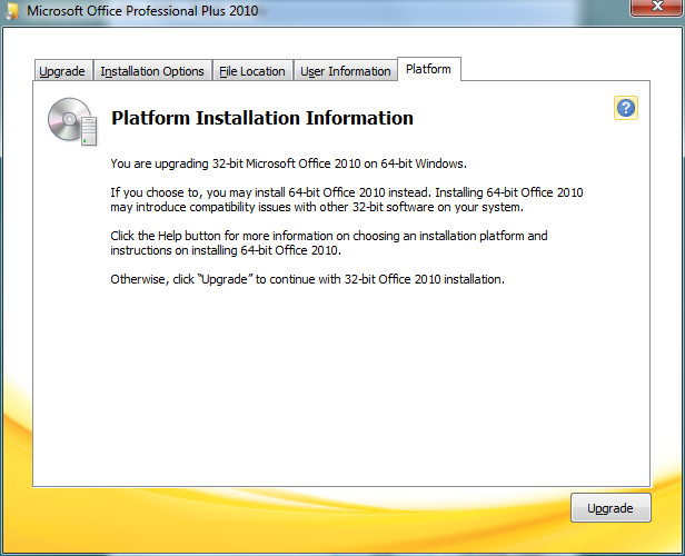 Office 2010 64 Bit Installer