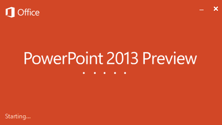 Microsoft PowerPoint 2013 download Preview edition