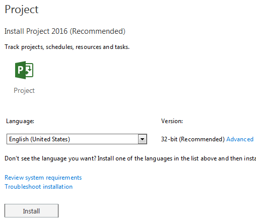 Download Microsoft Project 16 Free Trial