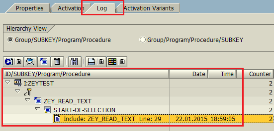 ABAP debugging with Log-Point