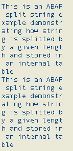 abap-string-split-sample-code