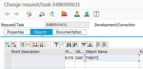 add sap table into SAP transport request to transfer table contents