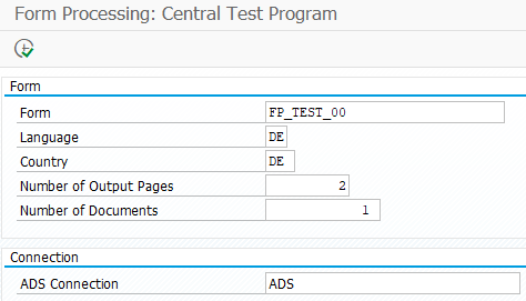ABAP program to test ADS connection