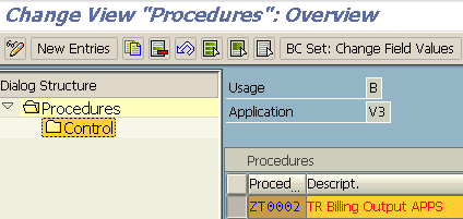 output procedures in SAP NACE transaction