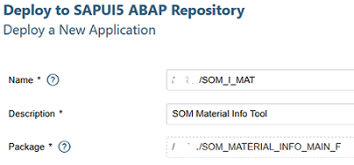 deploy SAP Web IDE application to ABAP Repository