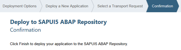 deploy to SAPUI5 ABAP repository