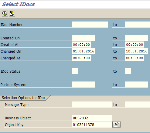SAP BD87 transaction for IDoc from Sales Order document