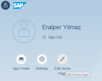 Edit Home Page icon for SAP Fiori Launchpad customization