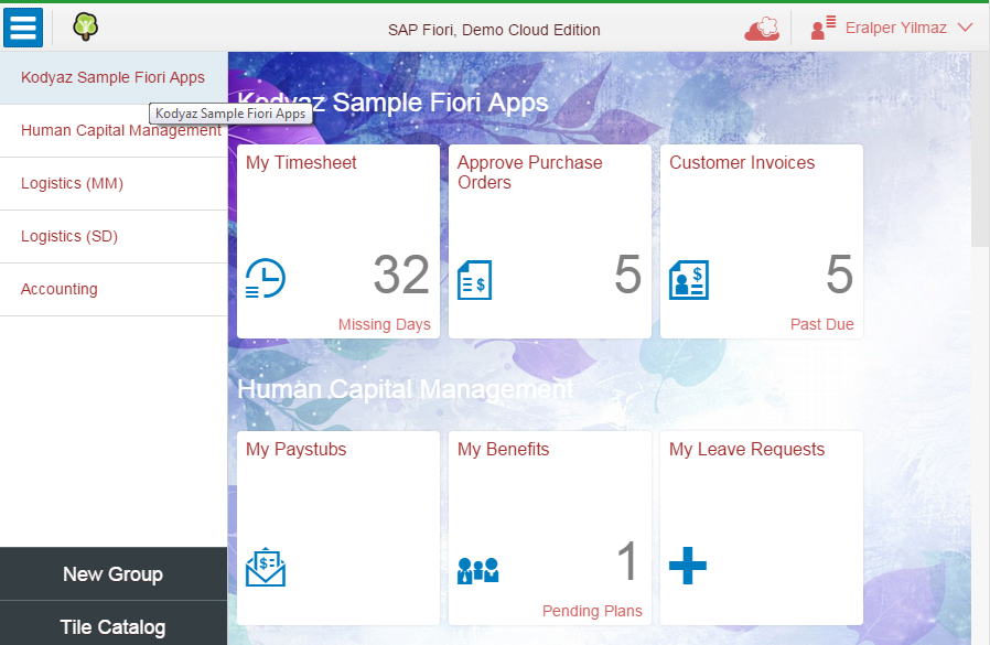customized SAP Fiori theme using UI Theme Designer