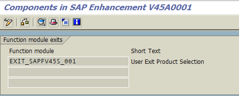 ABAP user exit for SAP order entry transaction