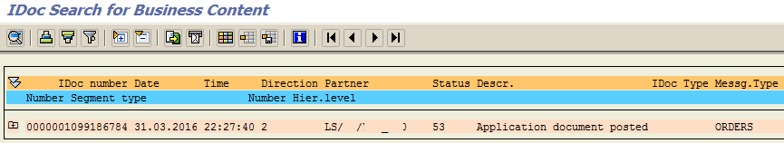 IDoc search using ABAP WE09 transaction screen