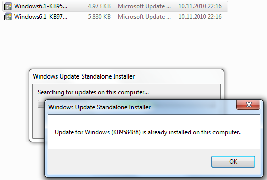 KB958488 installation KB958488 installation