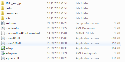 SQL Server 2011 Denali setup files SQL Server 2011 Denali setup files