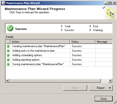 create-sql-server-maintenance-plan