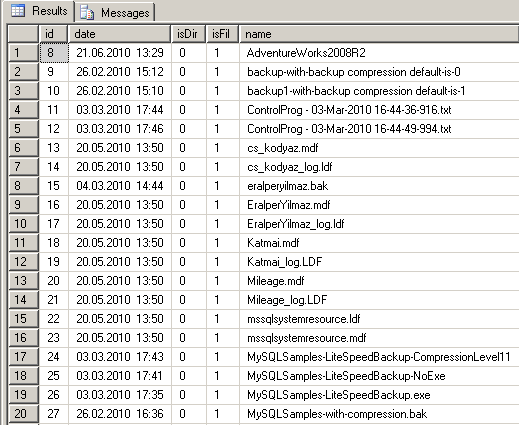 list-directory-files-using-sql-xp_cmdshell list-directory-files-using-sql-xp_cmdshell