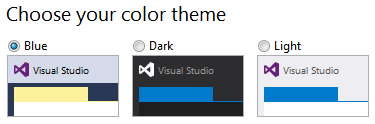 Visual Studio 2015 color theme