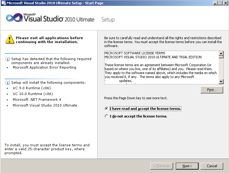 Portable Visual Studio 2010 Ultimate