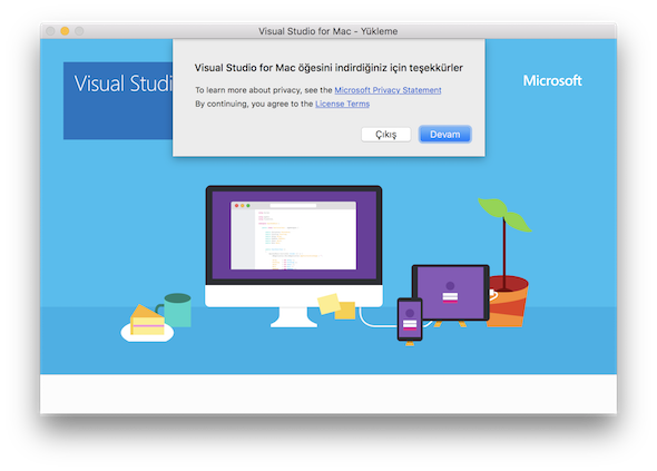 Visual Studio for Mac installation