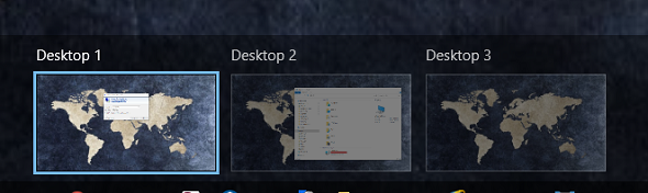 multiple desktops on Windows