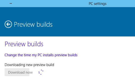 download Windows 10 Preview build setup