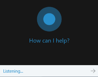 Hey, Cortana! Windows 10 Cortana is listening you