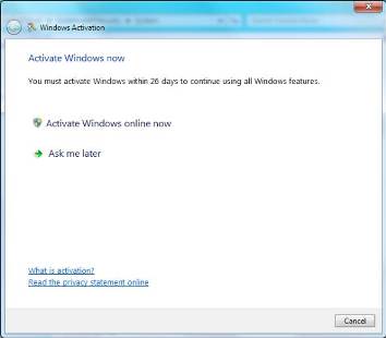 Activate Windows online Activate Windows online now