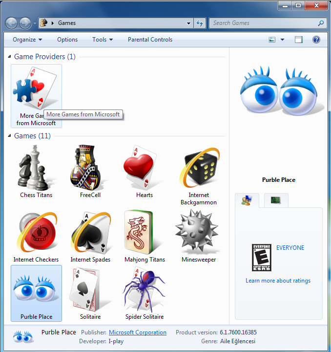 download free windows 7 microsoft games