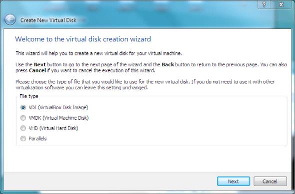 virtual disk file type for new Windows 8 virtual machine Win8 virtual disk file type