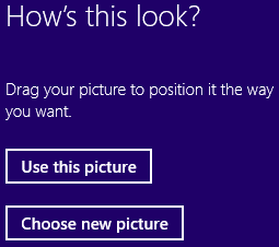 Position password picture on Windows 8 login screen