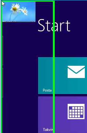 top left corner of Windows 8 Start screen