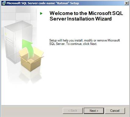 SQL Server Installation Wizard