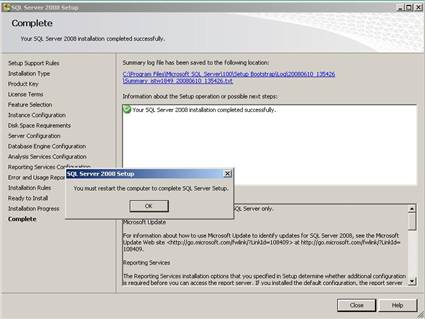 Complete SQL Server 2008 Setup