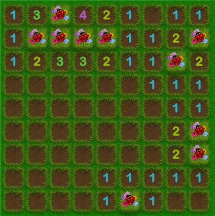 Windows 8 Minesweeper garden theme