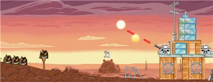 Angry Birds Star Wars game on Windows 8