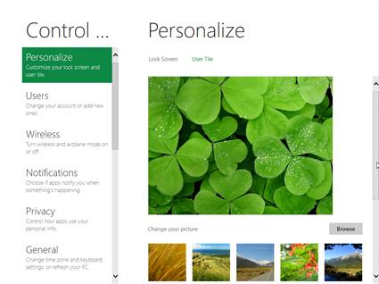 Personalize Windows 8 Lock Screen