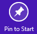 use Pin to Start to reinstall Windows 8 Store app which is deleted accidentally