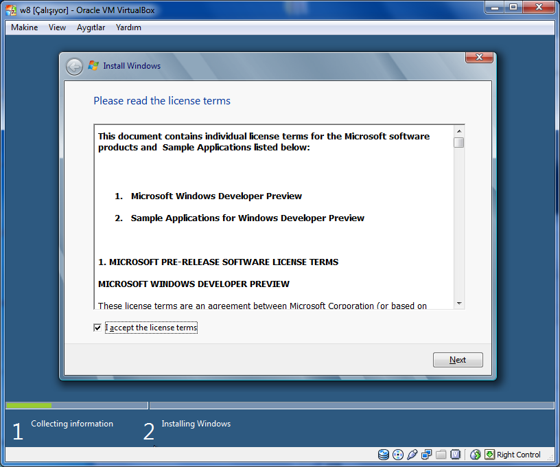 Microsoft Windows 8 license terms