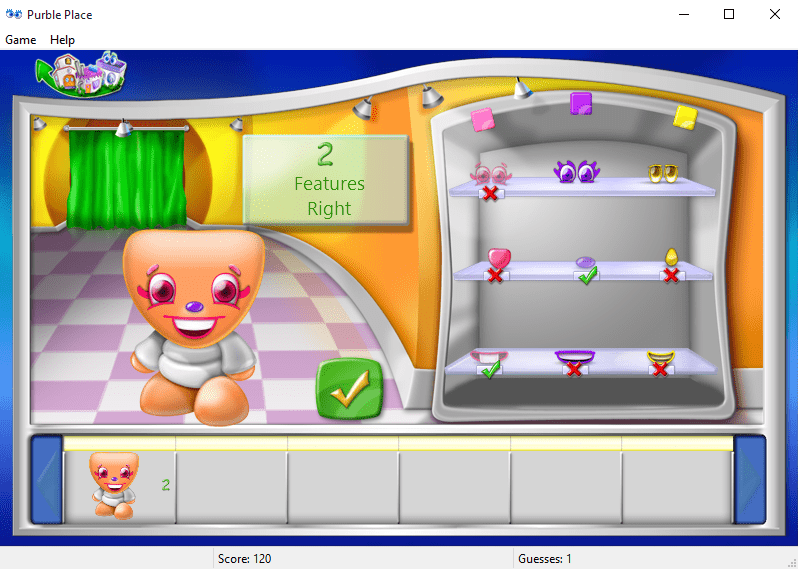 play cake baking game Comfy Cakes from Purble Place on Windows 10