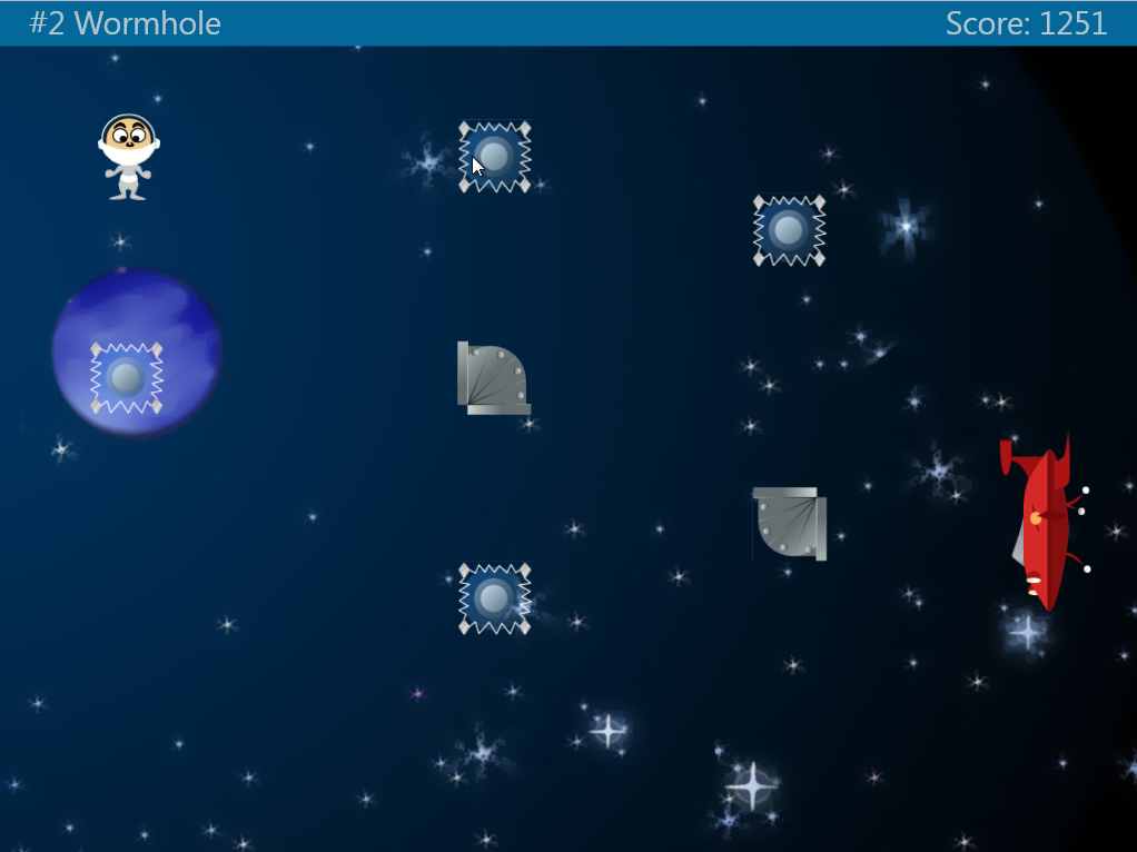 New Windows 8 Zero Gravity Game